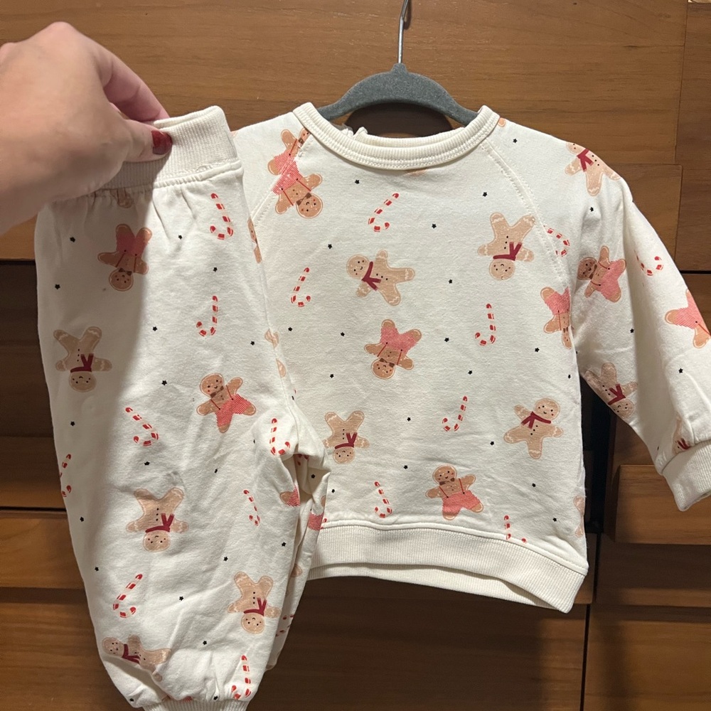 Zara Gingerbread Print Set